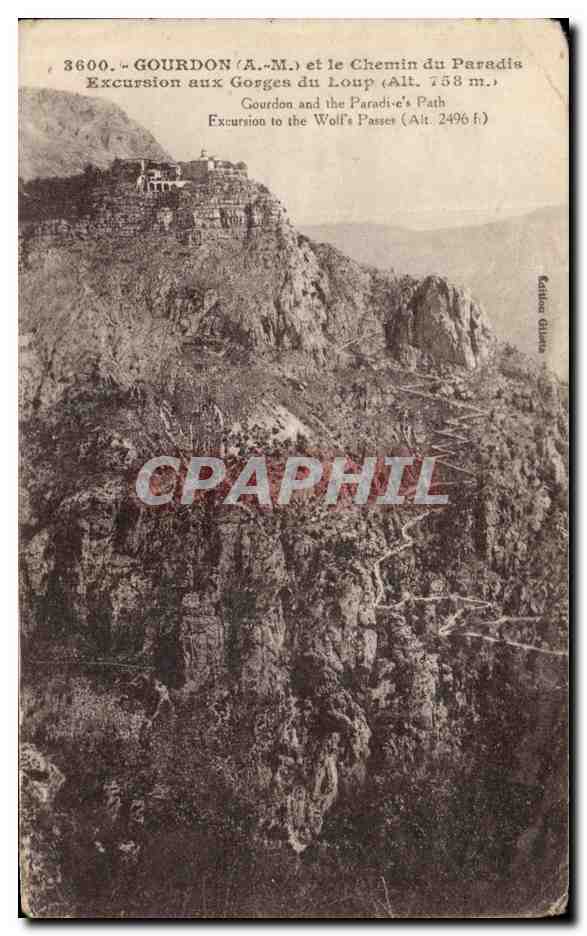 CPA Gourdon et le Chemin du Paradis Excursion aux gorges du Loup 
