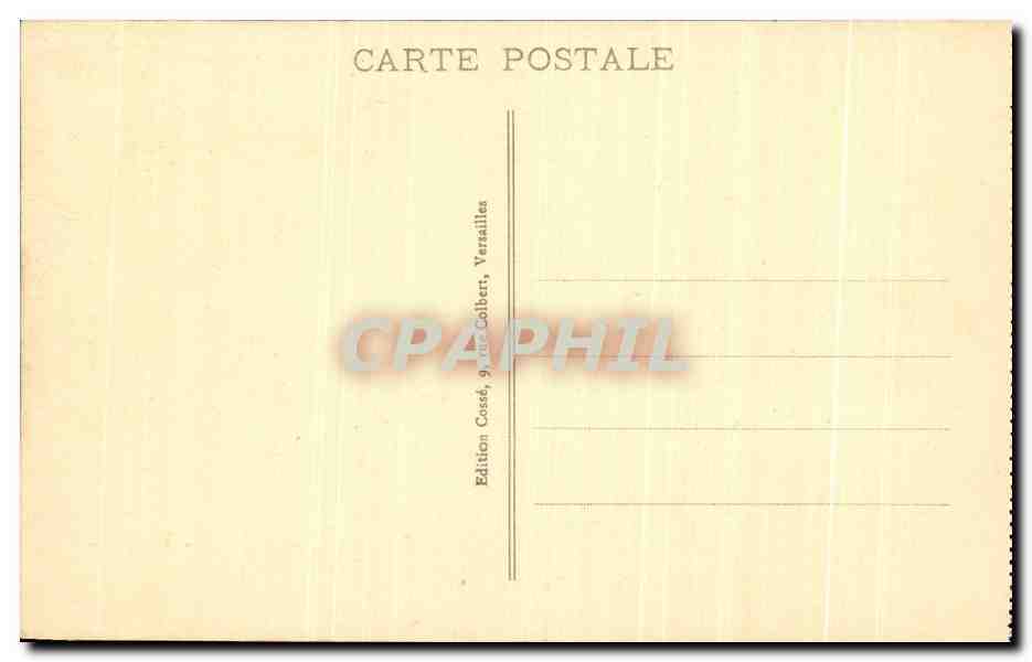 CPA Versailles Le Parc Bassin de Latone Grandes eaux — Verso