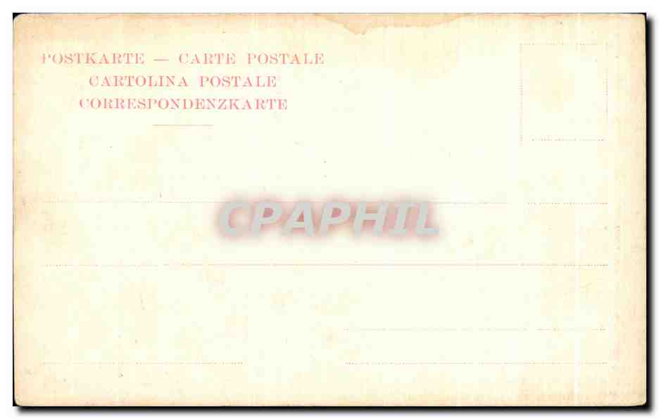CPA Milano Il Duomo — Rückseite