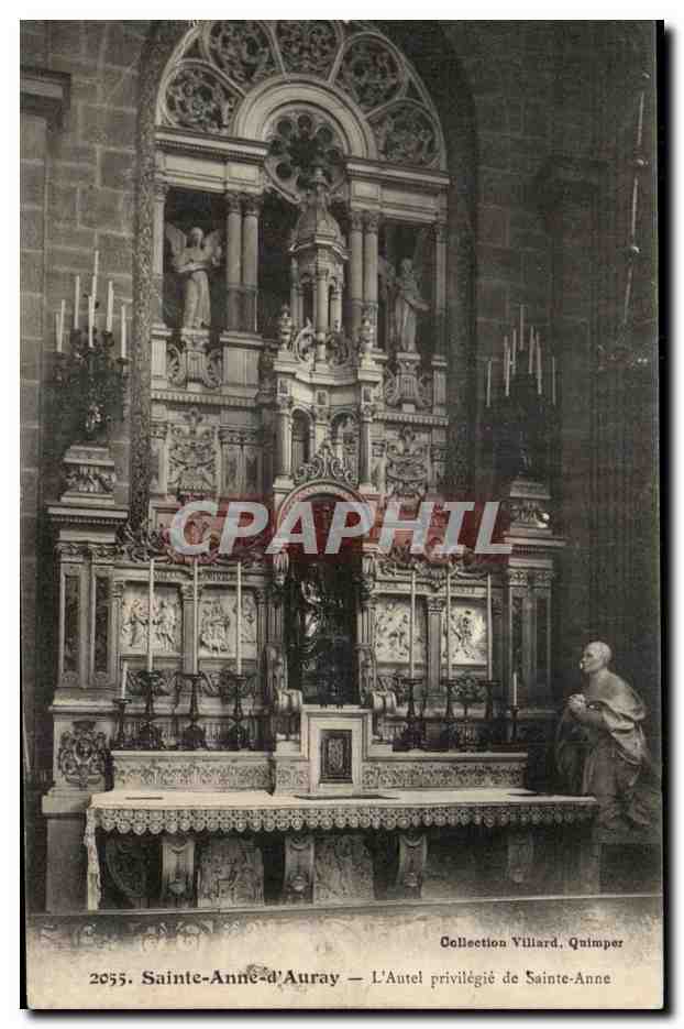 CPA Sainte Anne d'Auray L'Autel privilegie de Sainte Anne