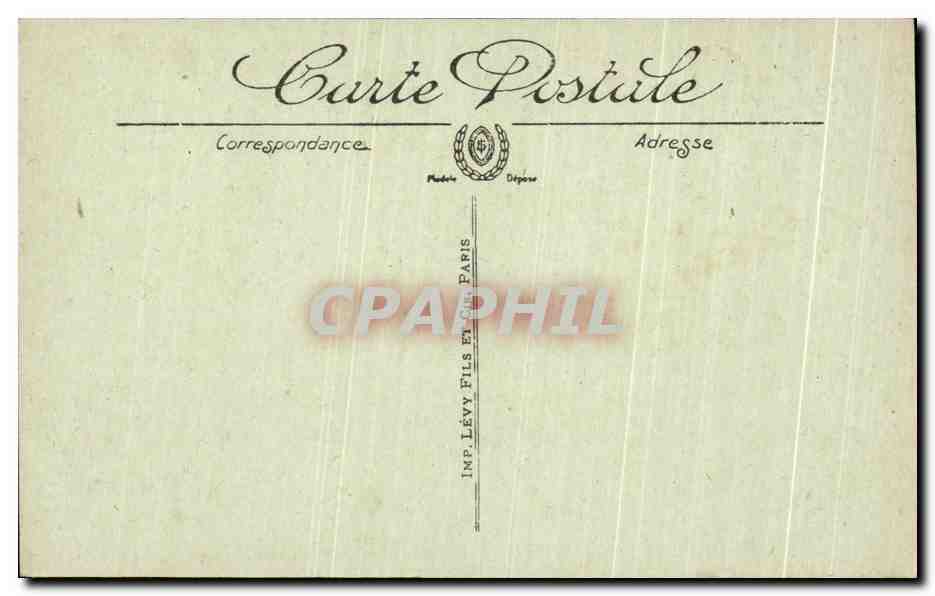 CPA Luz L'Eglise des Templiers Le portail — Verso