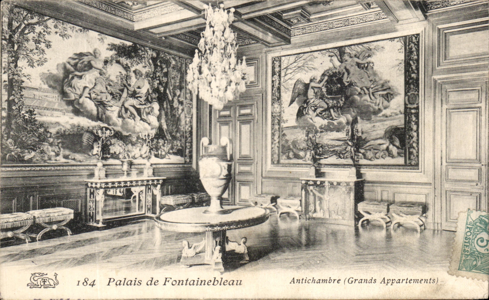 Palacio de Fontainebleau — Antecámara (Grands Appartements) — Editor CPAPHIL n°184