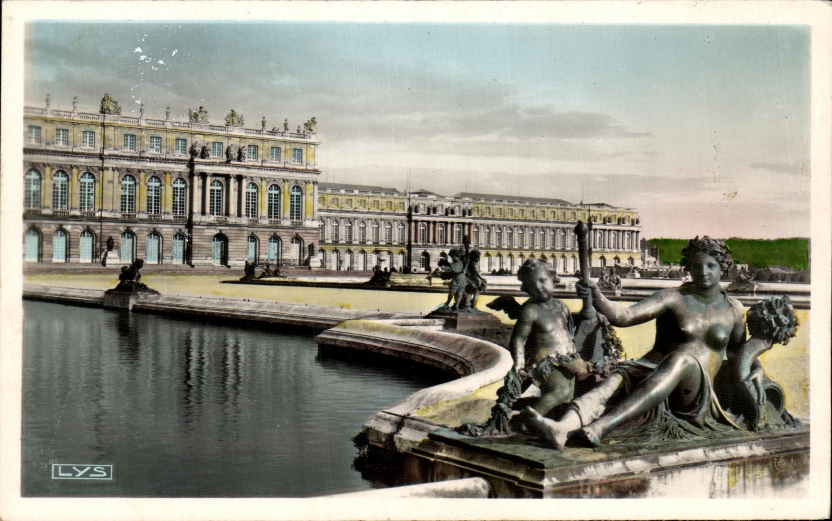CPA Versailles Parterre d'Eau Eassin du Nord La Marne Le Hongre