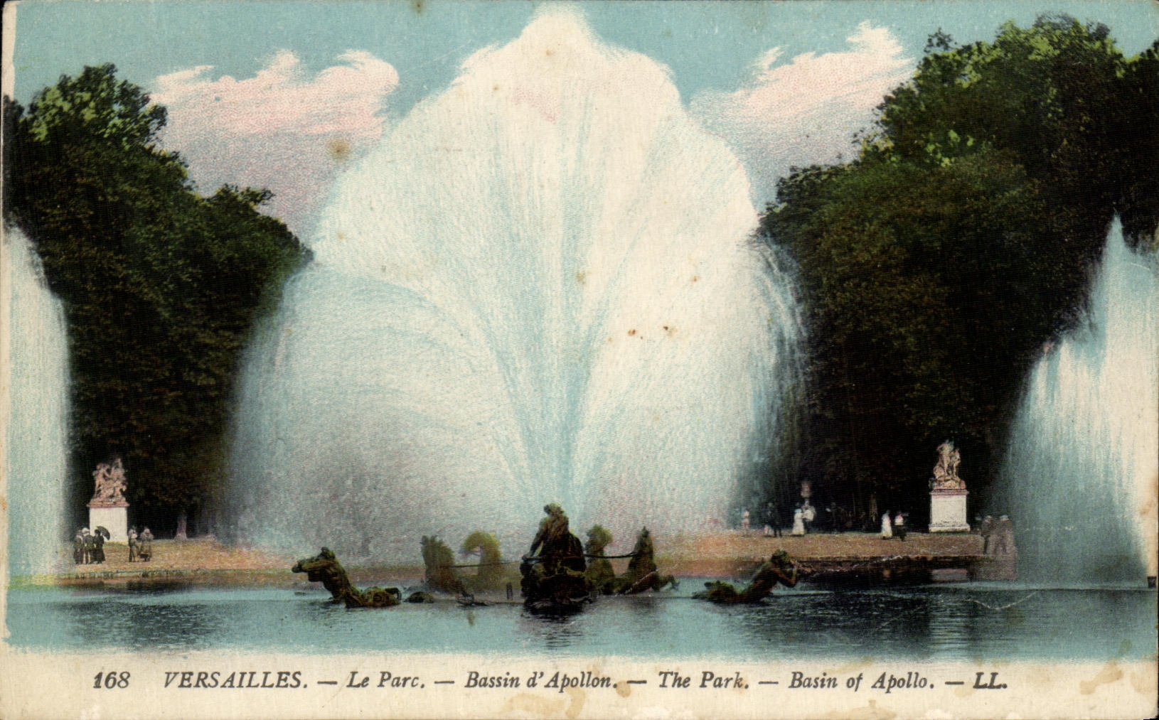 CPA Versailles Le Parc Bassin d'Apollon 