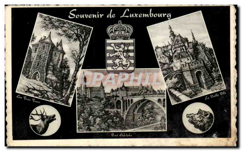 CPA Souvenir De Luxembourg 