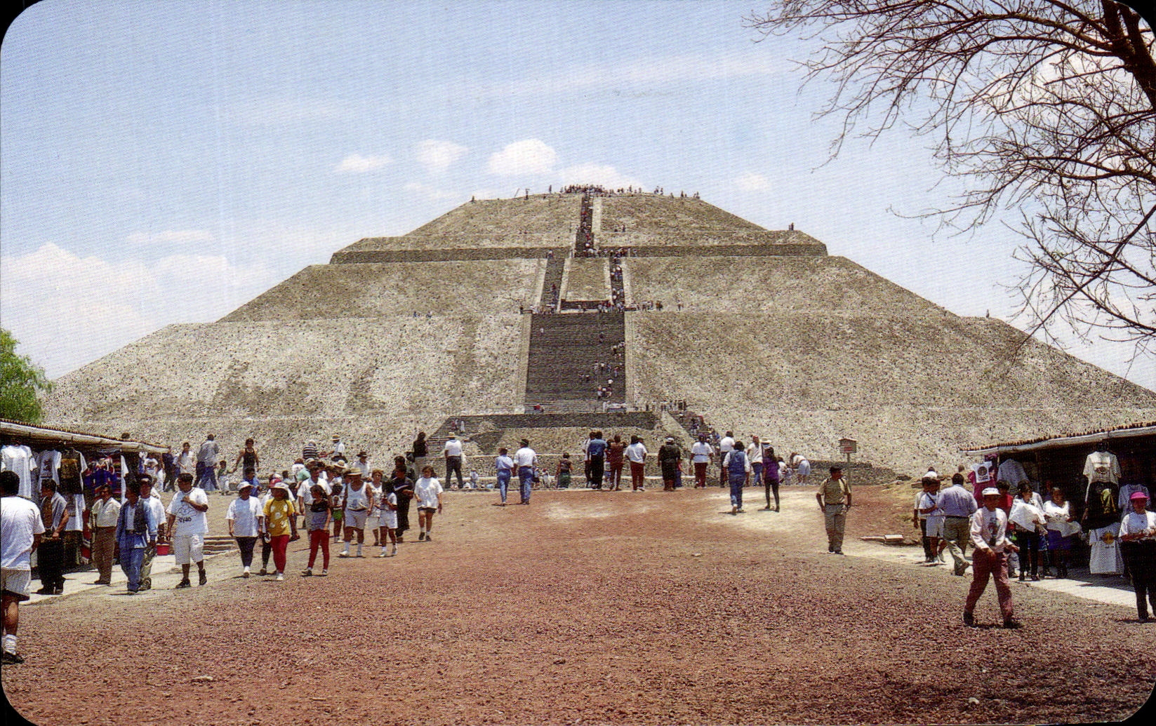 Pyramide du Soleil — San Juan Teotihuacan, Mexique — POSTAL MEXFOTOCOLOR n°3586
