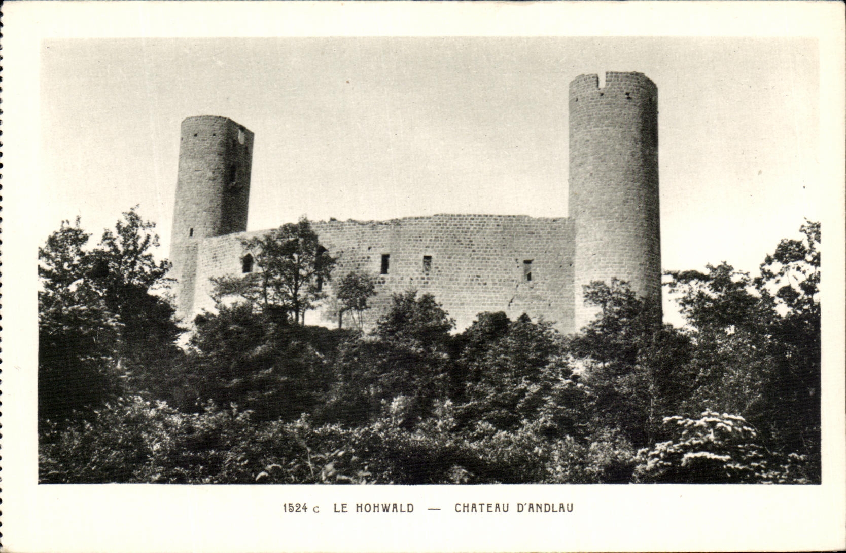 CPA Le Hohwald Chateau D'Andlau - Recto
