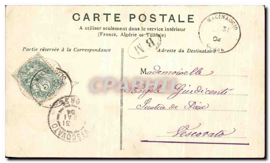 Les Commandements de la femme — Rogliano — Paulagyi — Rückseite