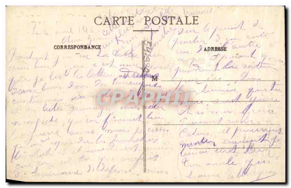 CPA Luneville Le Jet D'Eau Bosquets — Rückseite