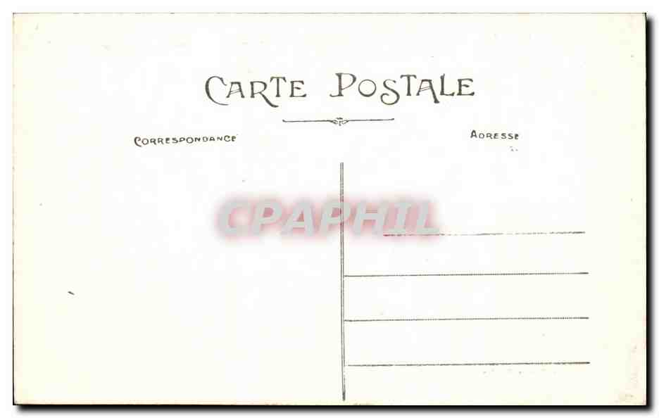CPA Josselin Le Cimetiere et l'Eglise Romane de Sainte Croix  — Rückseite