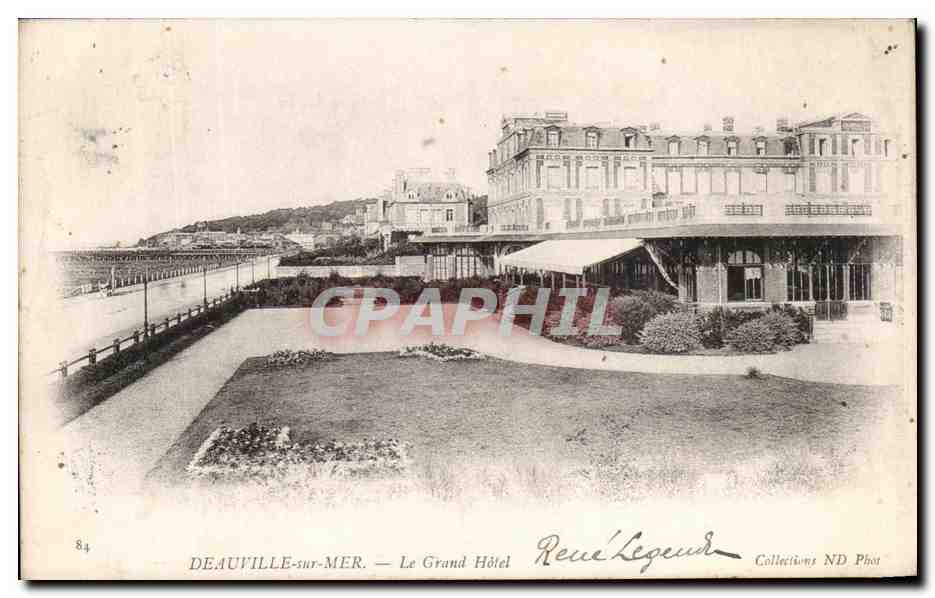 Deauville-sur-Mer — Das Grand Hotel — Reue Légeaud