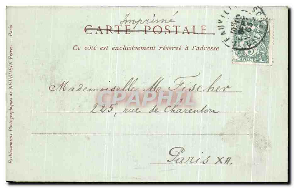 Deauville-sur-Mer — Das Grand Hotel — Reue Légeaud — Rückseite