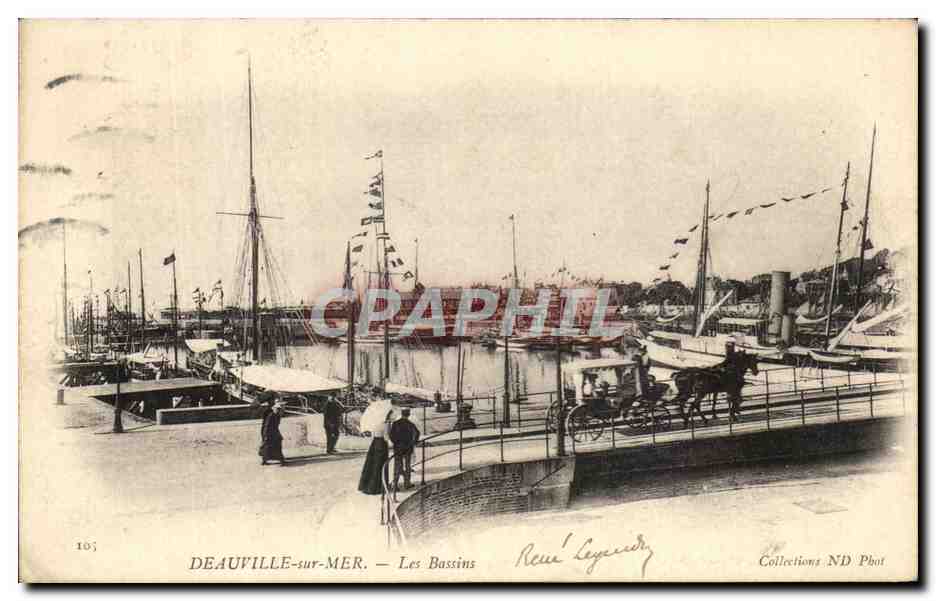 Deauville-sur-Mer — The Basins — Rene Legerduty