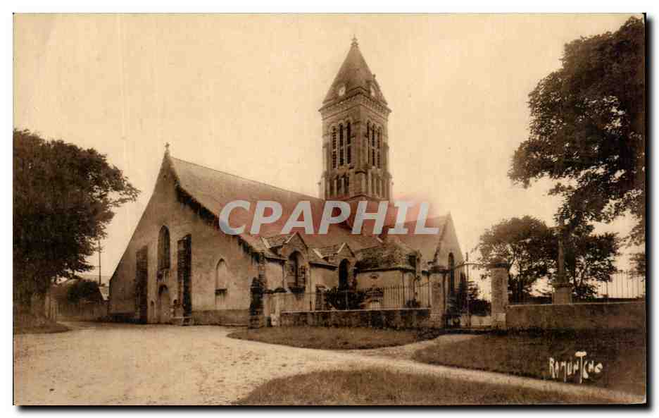 CPA L'Ile De Noirmoutier Eglise Saint Philbert 