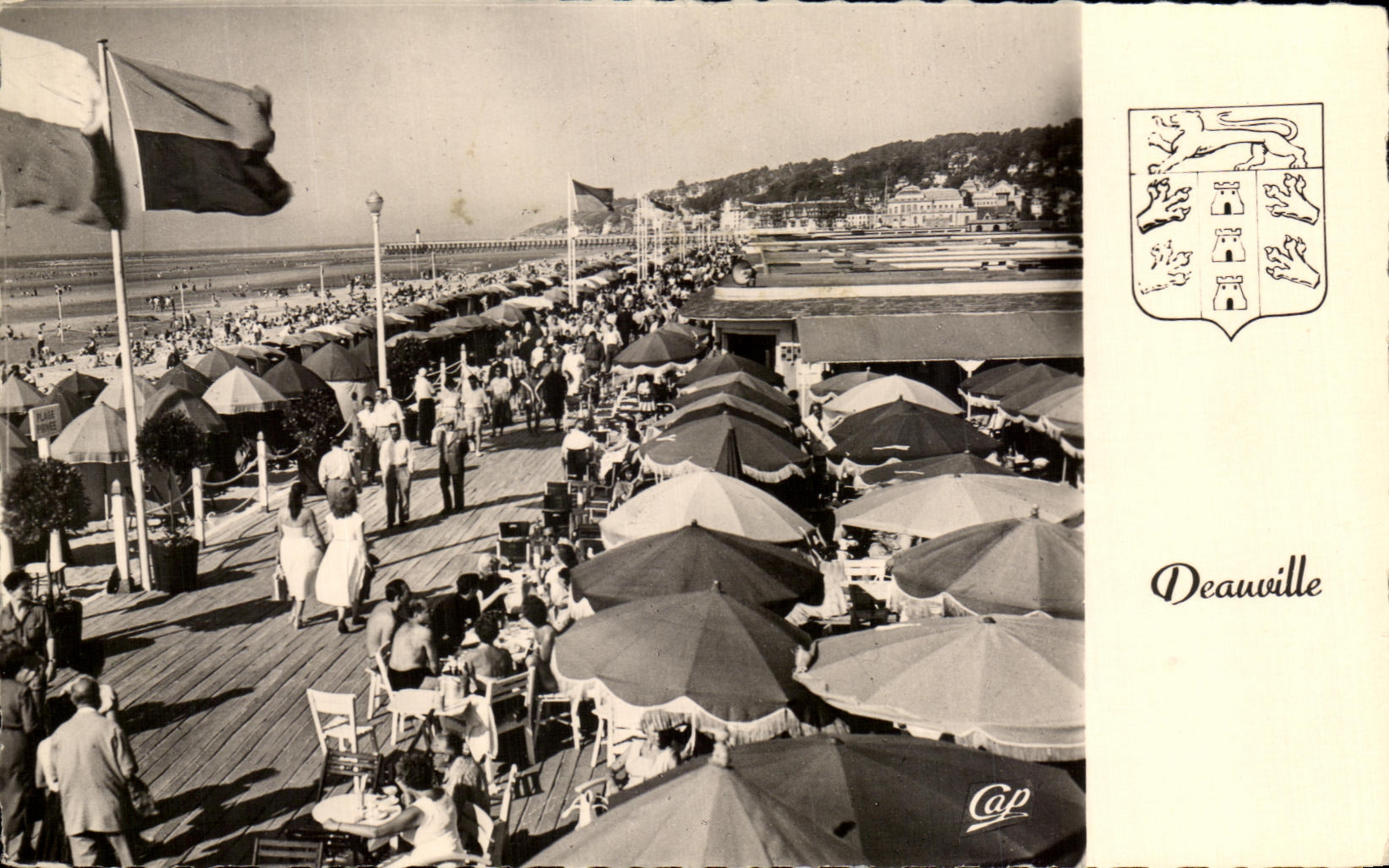 Deauville — Flowering Beach and Promenade — Cap