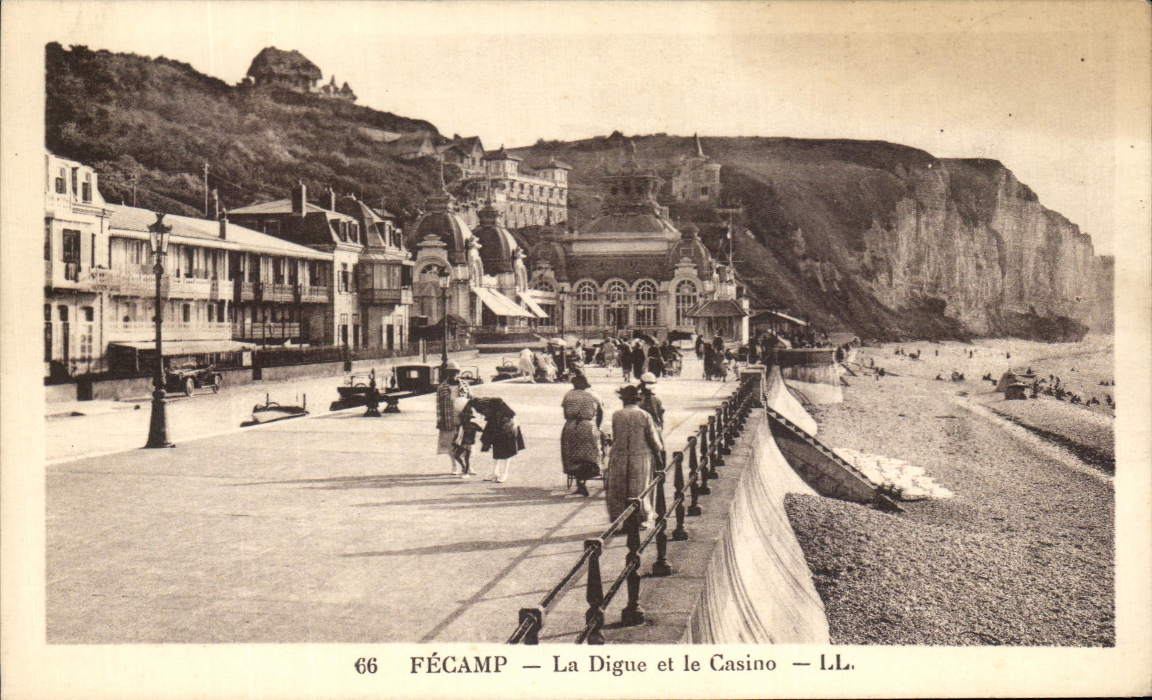 CPA Fecamp La Digue et Le Casino 