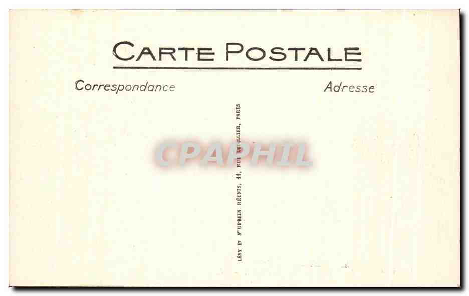 CPA Veules Les Roses Les Ruines Christ — Rückseite