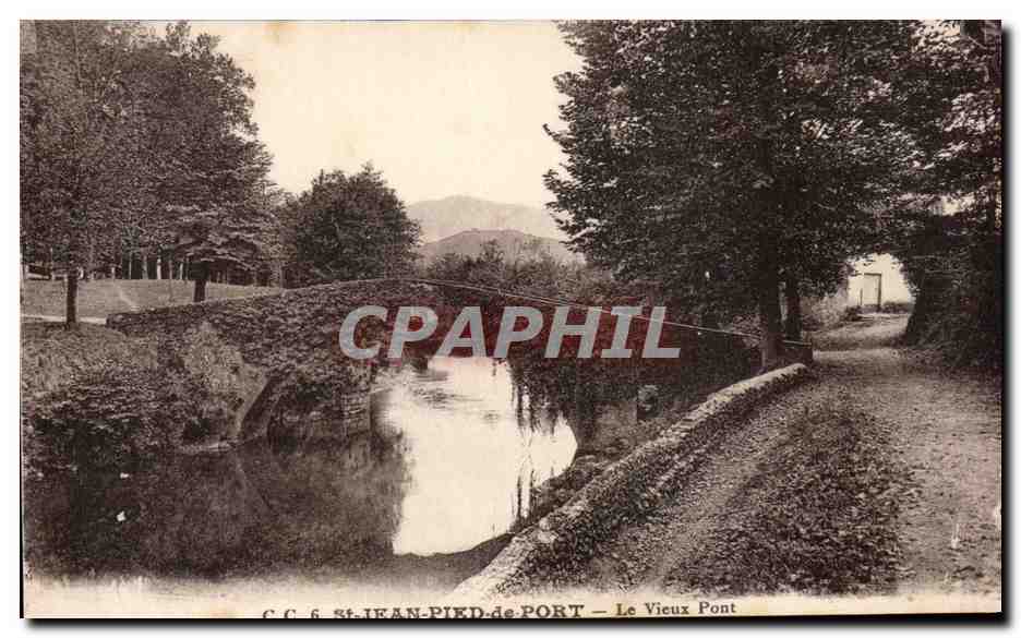 St-Jean-Pied-de-Port — Der Alte Brücke — Carrache, Ausgabe Pou