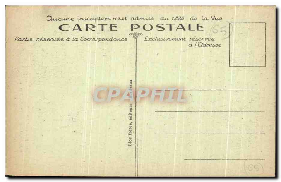 CPA Gavarnie La Breche de Tuquerouye Versant Espagnol  — Verso
