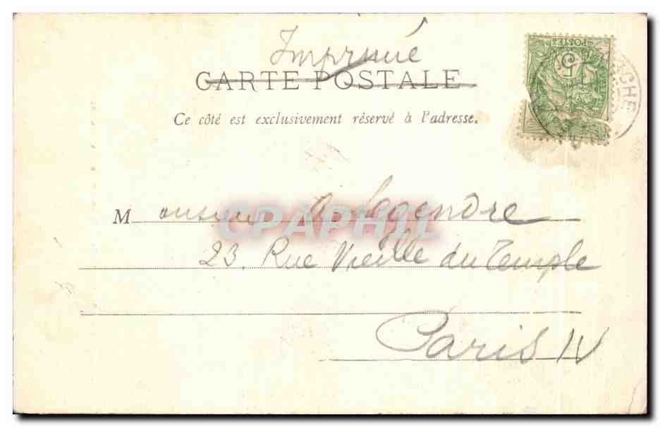 CPA Orival Elbeuf La Chapelle aux Anglais — Rückseite