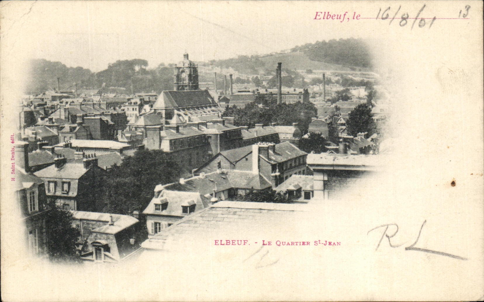 CPA Elbeuf La Chapelle Le Quartier St Jean