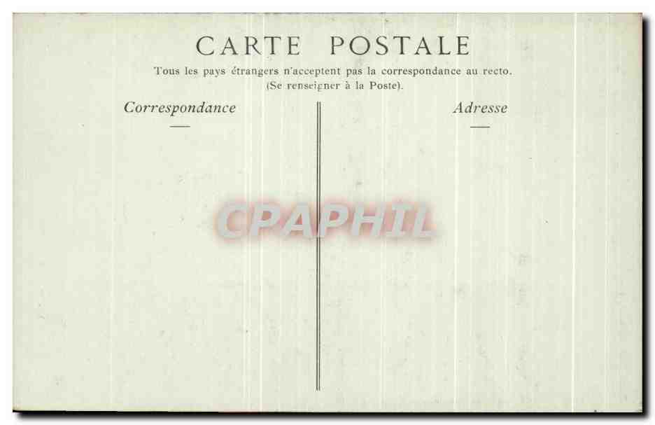 CPA Toulouse Fenetre de l'Hotel du Vieux Raisin  — Verso