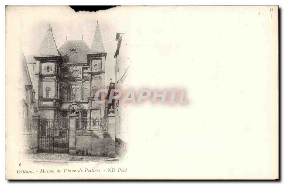 CPA Orleans Maison de Diane de Poitiers 