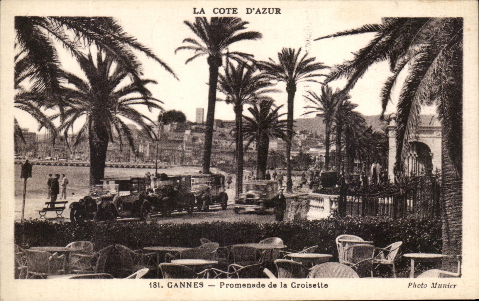 CPA Cannes Promenade de la Croisette Automobiles