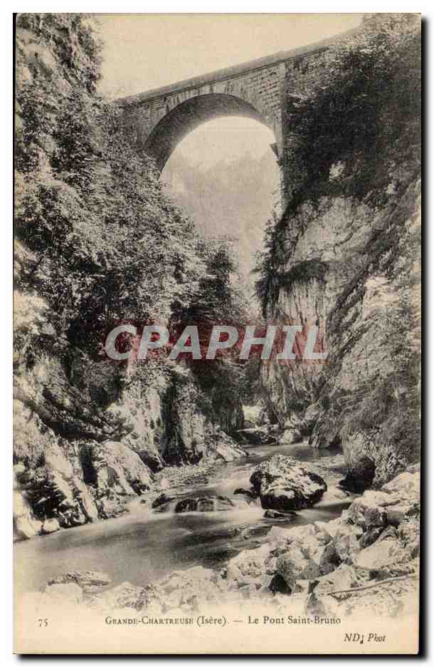 CPA Grande Chartreuse Le Pont Saint Bruno