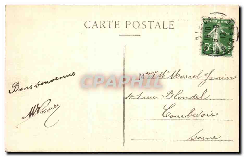Les Trois Pucelles, près Saint-Nizier — Environ de Grenoble — Collection L. P. Grenoble — Verso
