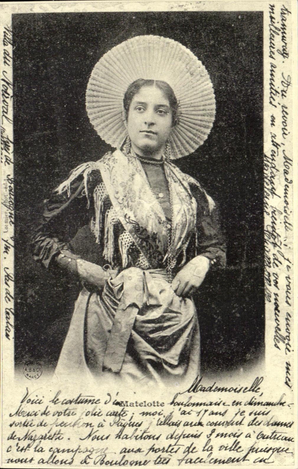 REPRO Boulogne Sur Mer Matelote Folklore costume