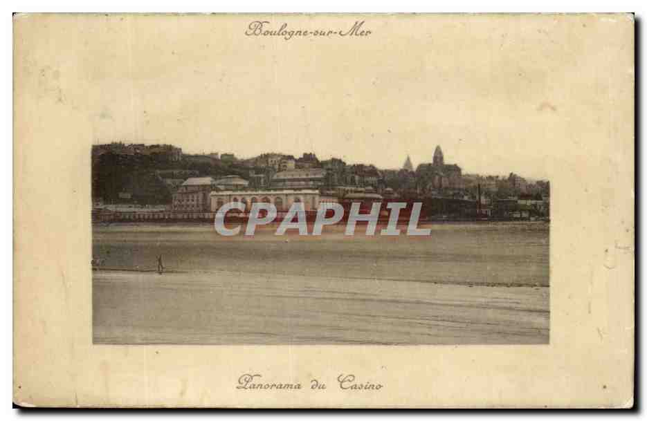 CPA Boulogne Sur Mer Panorama du casino