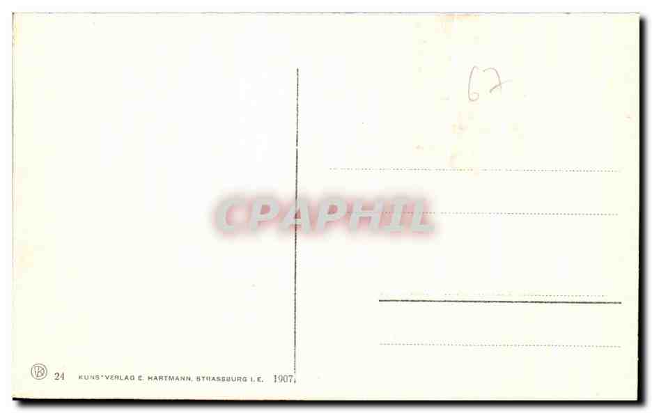 CPA Strassburg Goldgiessen Durch Das Spltattor Gesehen — Verso