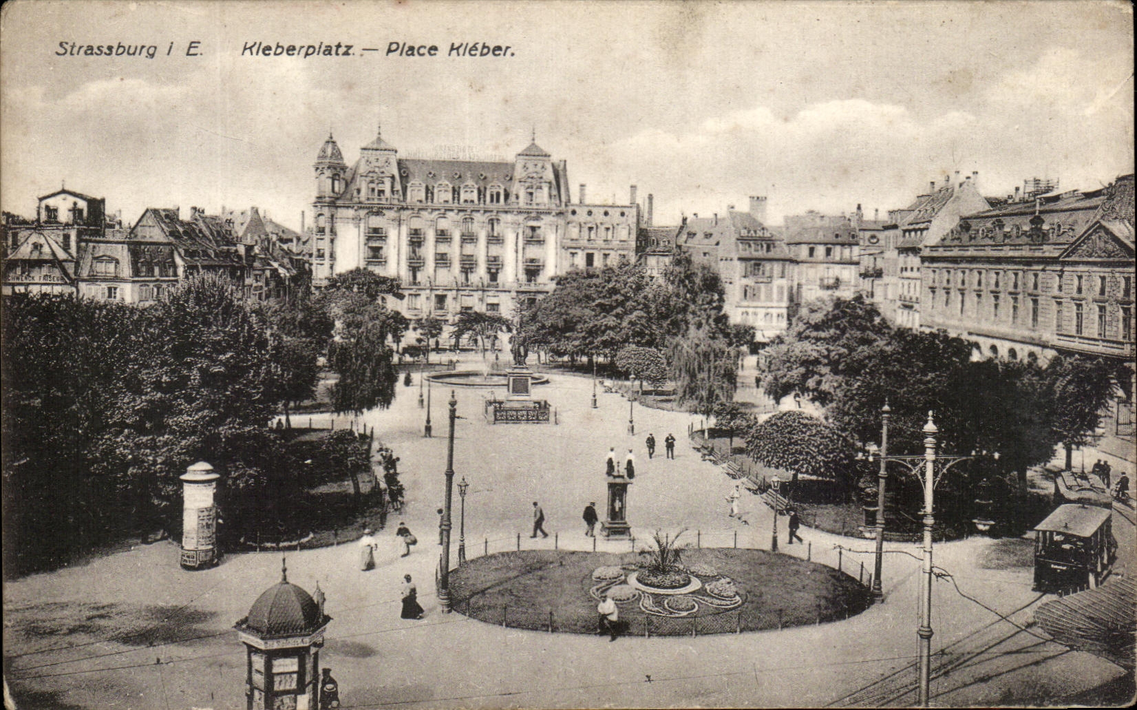 CPA Strassburg Kleberplatz Place Kleber
