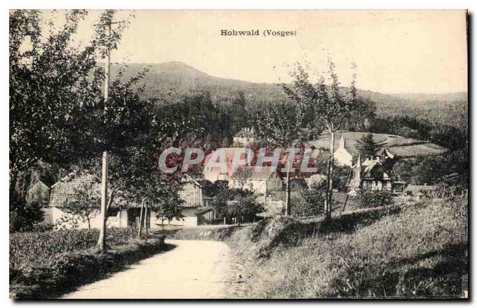 Hohwald (Vosges) — vue du village et des montagnes — éditeur Frédéric Tarp, Strasbourg