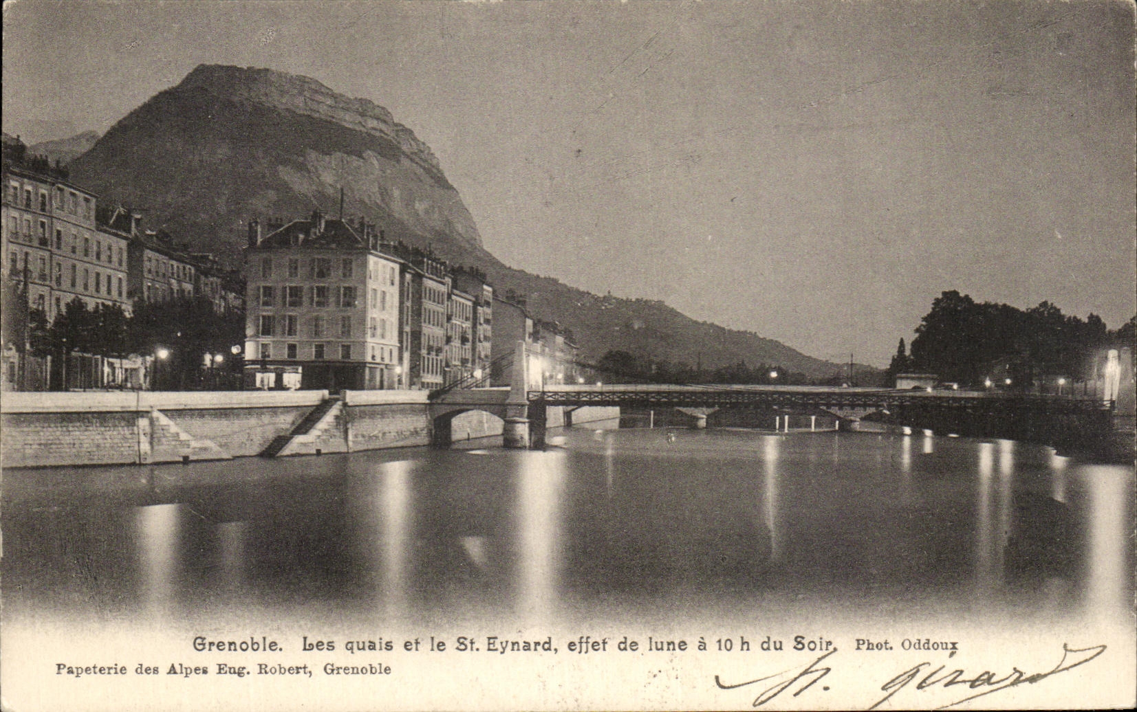 CPA Grenoble Les Quais Et Le St Eynard