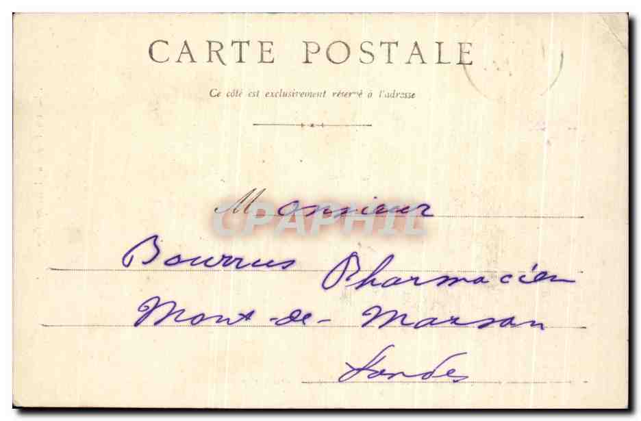 CPA Barbotan Etablissement Des Boues Et d'Hydrotherapie — Back