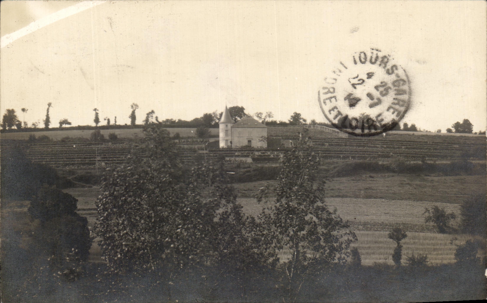 CARTE PHOTO Indre et Loire Chateau La Celle 