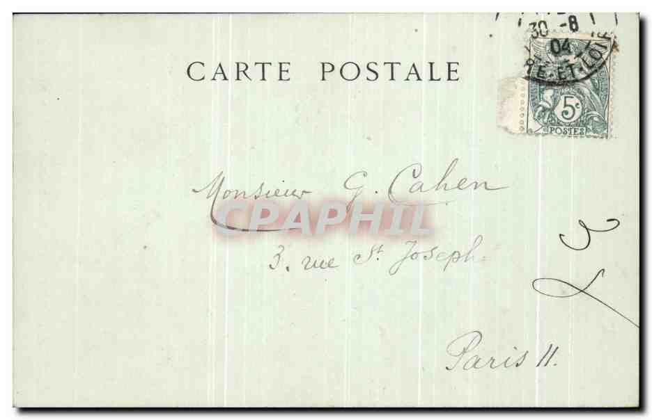 Cathédrale de Chartres — Détails du Porche du Portail Sud — Collections ND. Phot. — Achterkant