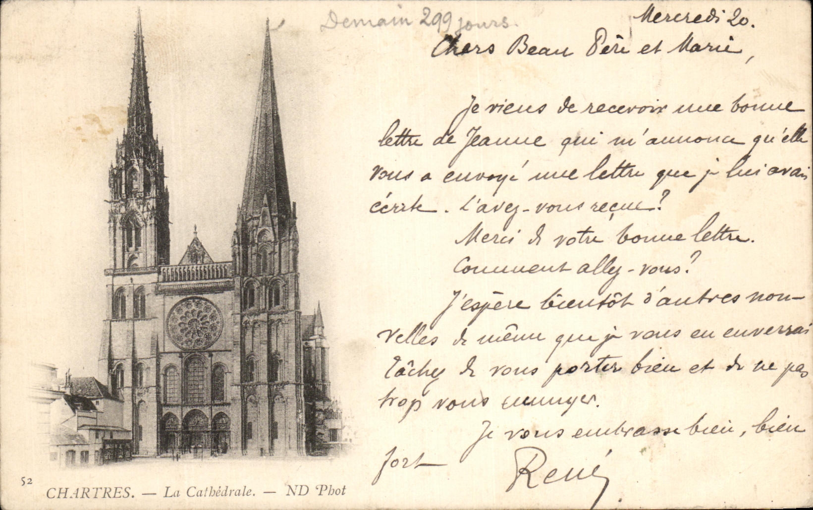 CPA Chartres La Cathedrale