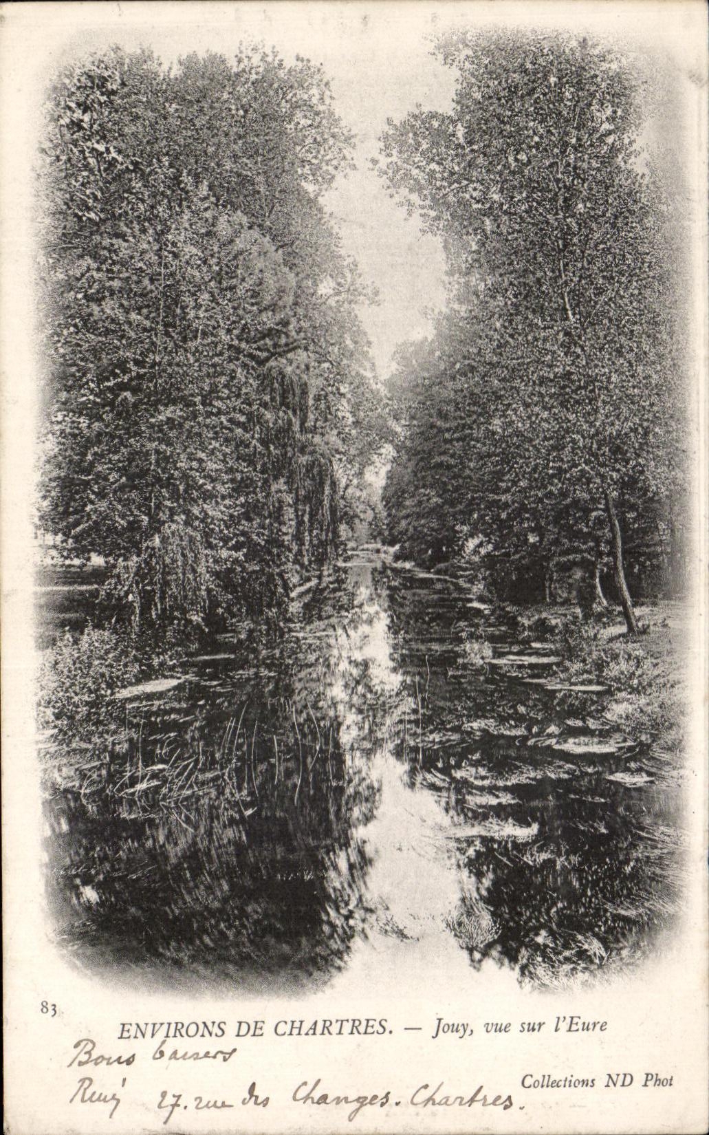 Environ de Chartres — Jouy, vue sur l'Eure — Collections ND Phot