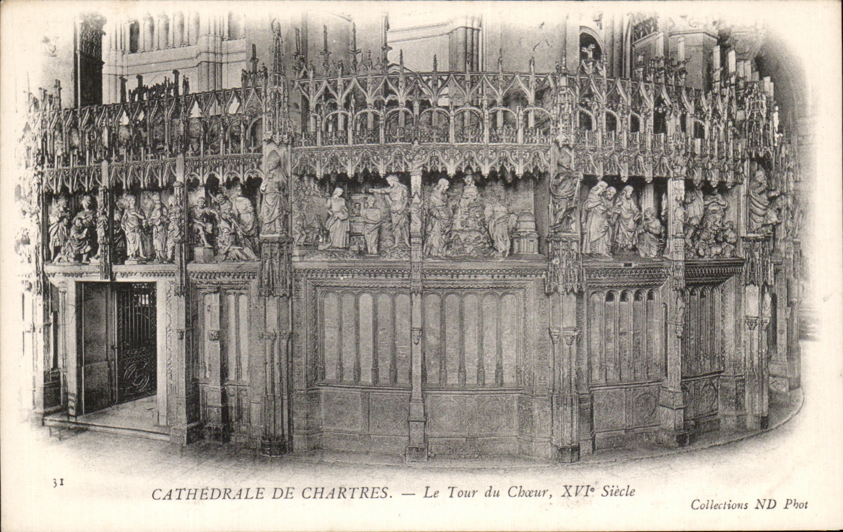 CPA Cathedrale de Chartres Le Tour du Choeur