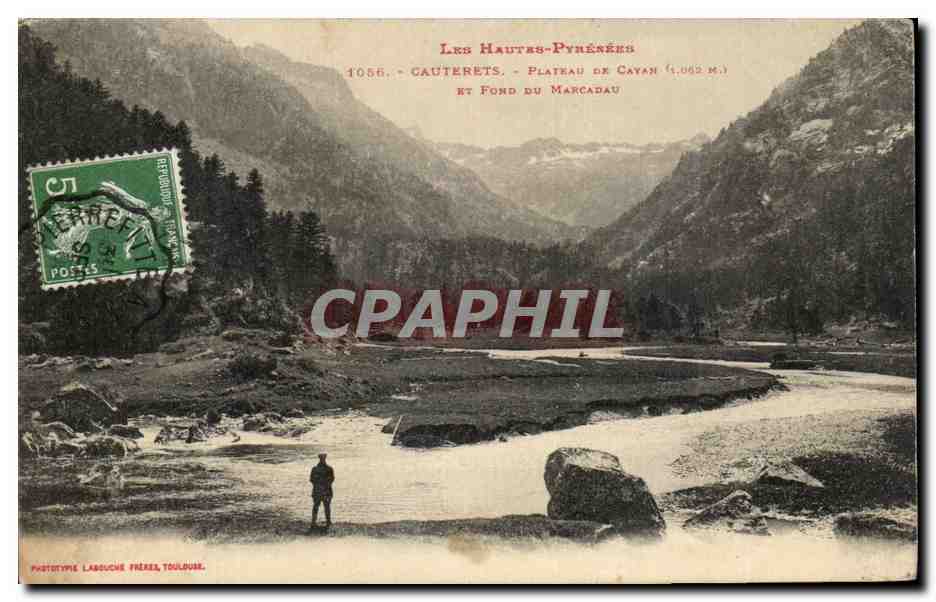 Les Hautes-Pyrénées - Cauterets - Plateau de Cayan (4.082 m.) et Fond du Marcadau — Phototype Labouché Frères, Toulouse
