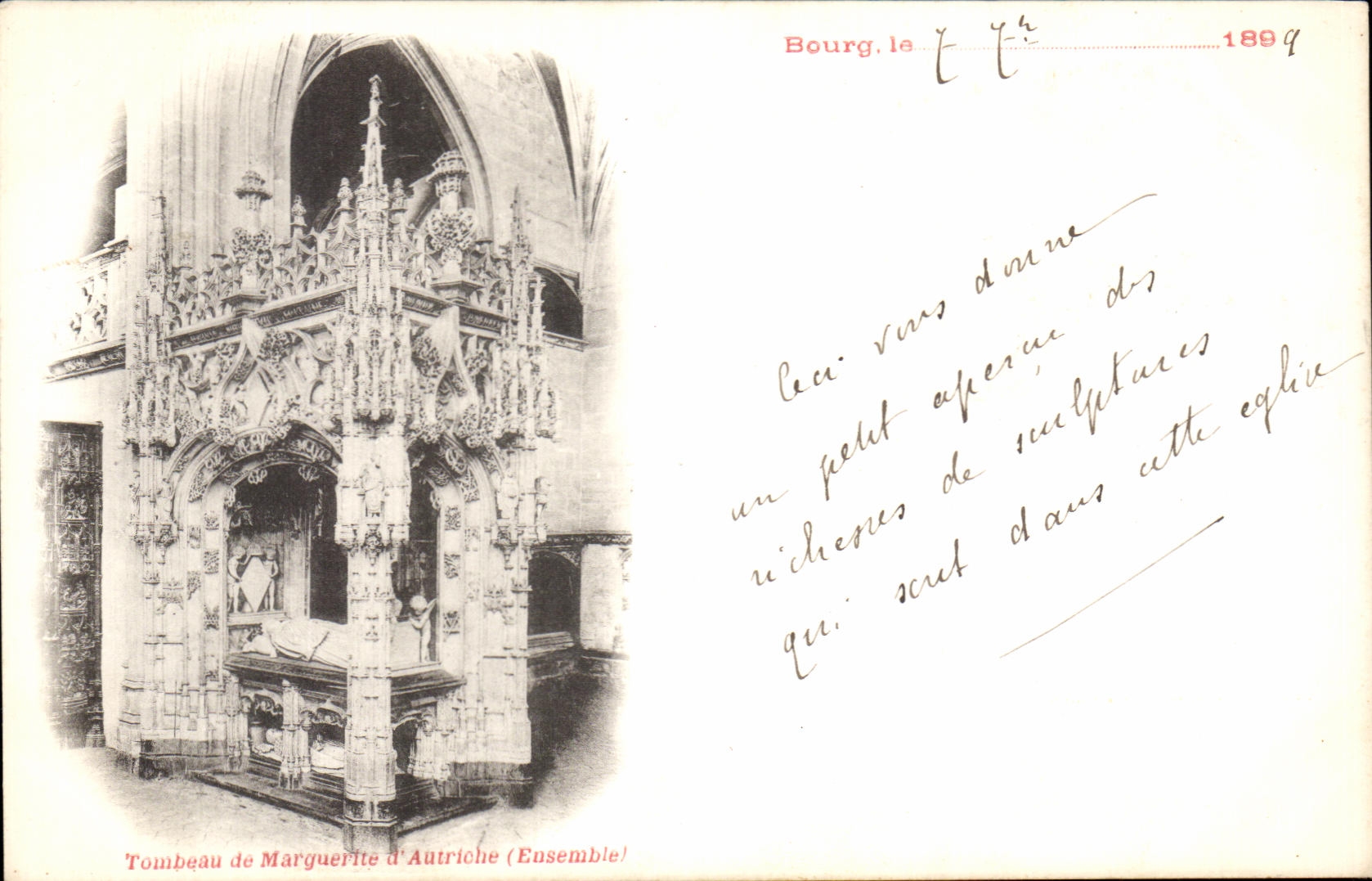 Tombeau de Marguerite d'Autriche (Ensemble) — Bourg-le-Étang — éditeur CPAPHIL, n° 1899