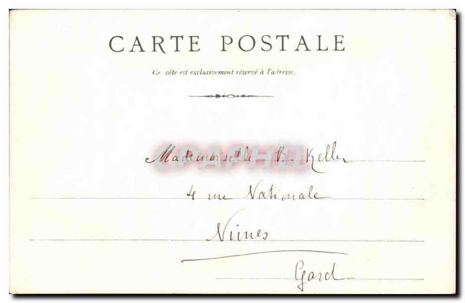 CPA Bourg le Eglise de Brou Les Stalles Carte 1899 — Verso