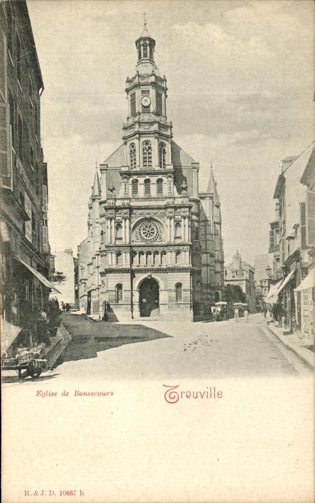 Église de Bonsecours — Trouville — R.&J.D. 10687 h