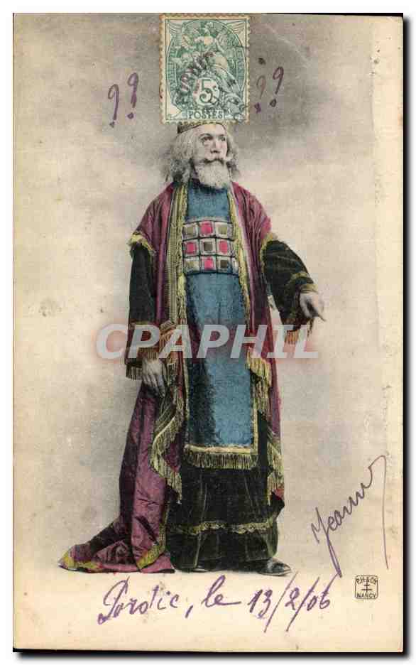 CPA Fantaisie Homme Mage 