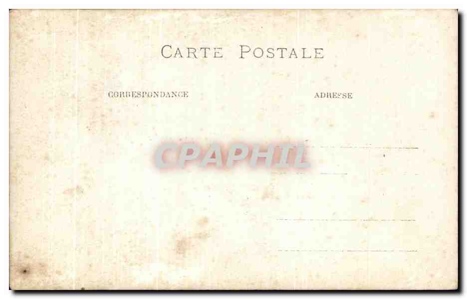 CARTE PHOTO Femme  — Rückseite
