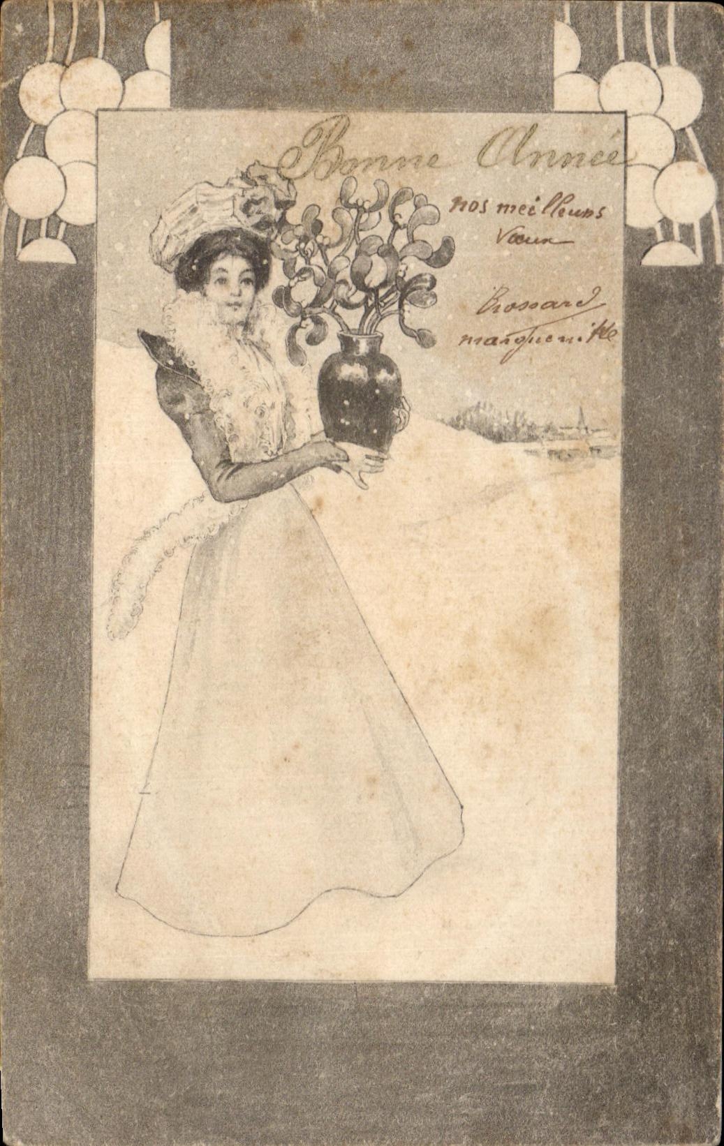CPA Fantaisie Femme 
