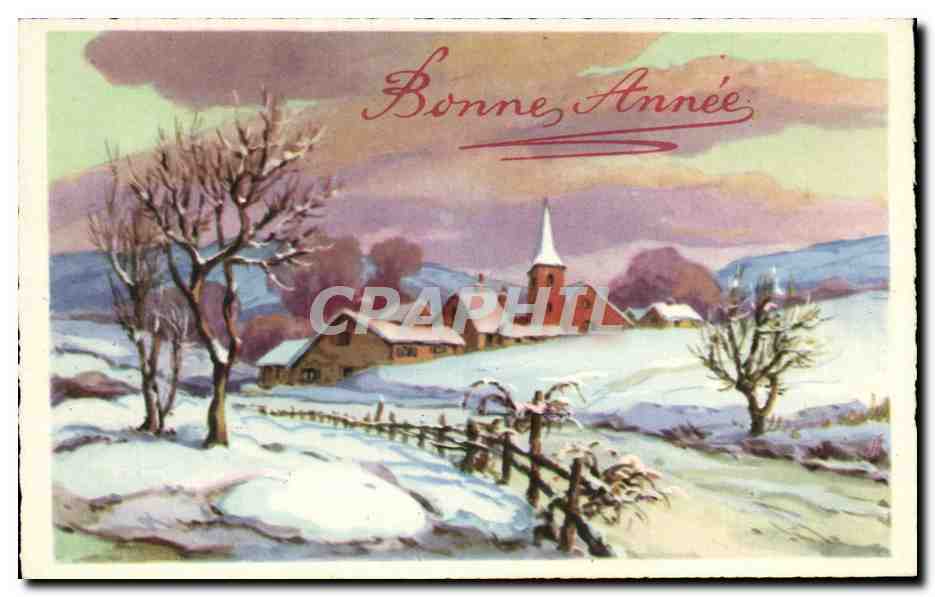 CPA Bonne Annee